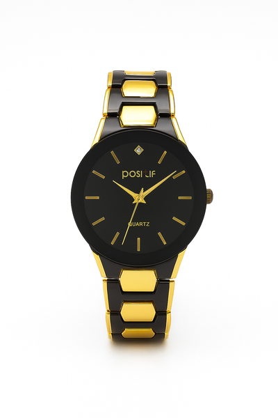 Black & Gold Luxury Look Watches - ROAD and Positif Styles - MF Collections