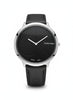 Calvin Klein Minimalist Black Dial Leather Strap Watch – MF collections