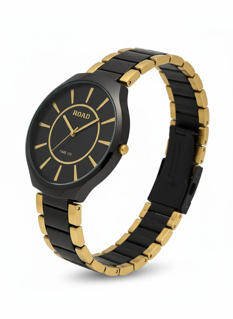 Black & Gold Luxury Look Watches - ROAD and Positif Styles - MF Collections