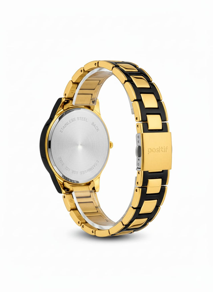 Black & Gold Luxury Look Watches - ROAD and Positif Styles - MF Collections